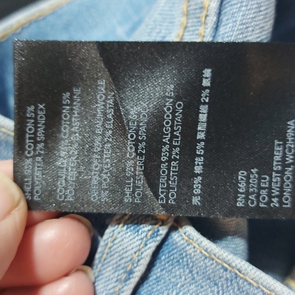 Free People We The Free Great Heights Frayed Skinny Jeans size 31 - Picture 12 of 12